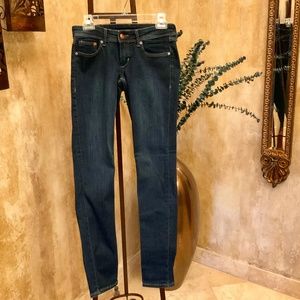 H&M Skinny Super Low-Waist Jeans.  Dark Blue.  Size 29/32